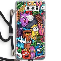 Vexx Mixtape: LG V30 Transparant Hoesje met koord