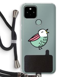 Birdy: Pixel 5 Transparant Hoesje met koord