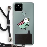 Birdy: Pixel 5 Transparant Hoesje met koord