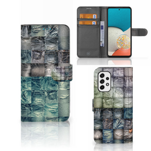 Wallet Case met Pasjes Samsung Galaxy A53 Spijkerbroeken