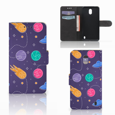 Nokia 2 | Wallet Case | met Pasjes | Space