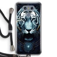 Darkness Tiger: LG G6 Transparant Hoesje met koord