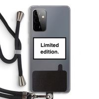Limited edition: Samsung Galaxy A72 5G Transparant Hoesje met koord