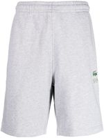 Lacoste short de sport en coton à logo imprimé - Gris - thumbnail