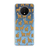 Alpacas: OnePlus 7T Transparant Hoesje