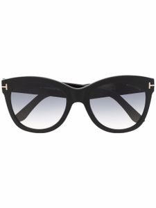 TOM FORD Eyewear lunettes de soleil Wallace à monture papillon - Noir