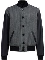 Marni veste bomber à logo embossé - Noir