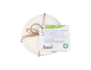 Anae Wasbare make-up schijfjes - bio-katoen - 5st