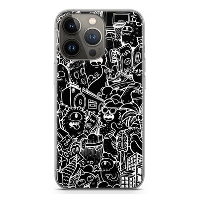 Vexx Black City : iPhone 13 Pro Transparant Hoesje