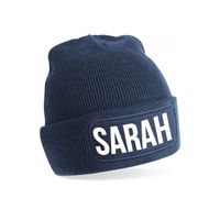 Sarah muts  unisex one size - Navy One size  -