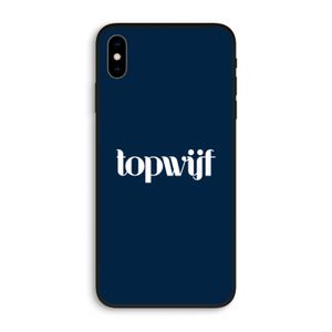 Topwijf Navy: iPhone XS Max Biologisch afbreekbaar hoesje