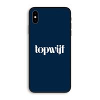 Topwijf Navy: iPhone XS Max Biologisch afbreekbaar hoesje