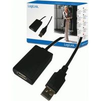 LogiLink USB 2.0 Repeater Cable - 5.0m USB-kabel 5 m USB 1 F USB A (F) - thumbnail