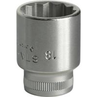 Stahlwille 45 18 02010018 Dubbel zeskant Dopsleutelinzetstuk 18 mm 3/8 (10 mm)