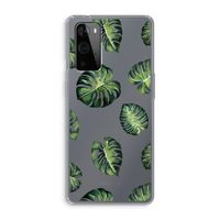Tropische bladeren: OnePlus 9 Pro Transparant Hoesje