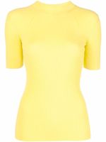 Stella McCartney pull à manches courtes - Jaune