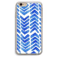 Blauwe pijlen: iPhone 6 Plus / 6S Plus Transparant Hoesje