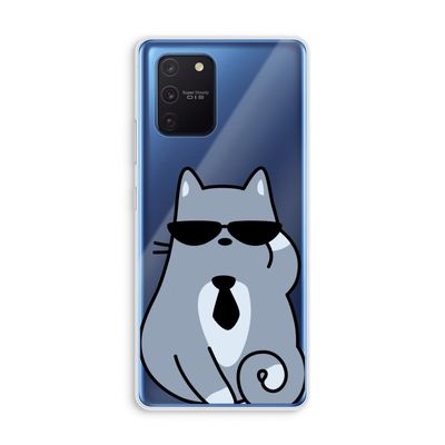 Cool cat: Samsung Galaxy Note 10 Lite Transparant Hoesje