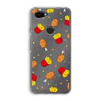 Chicken 'n Fries: Google Pixel 3a Transparant Hoesje