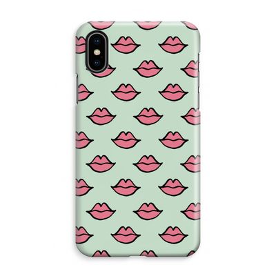 Lipjes: iPhone XS Max Volledig Geprint Hoesje