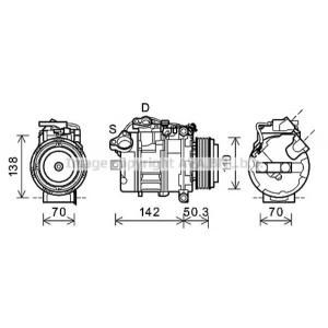 Ava Cooling Airco compressor BWK428