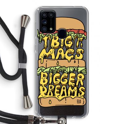 Big Macs Bigger Dreams: Samsung Galaxy M31 Transparant Hoesje met koord