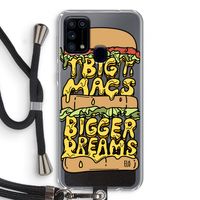 Big Macs Bigger Dreams: Samsung Galaxy M31 Transparant Hoesje met koord