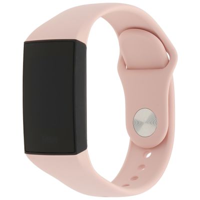 Fitbit Charge 3 & 4 Sport Silicone Bandje - Pink Sand - SM Fitbit Charge 3 & 4 Sport Silicone Bandje - Pink Sand - SM