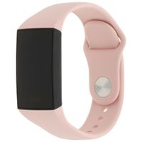 Fitbit Charge 3 & 4 Sport Silicone Bandje - Pink Sand - ML - thumbnail