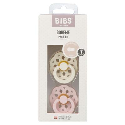 Bibs 1 Fopspeen Boheme Duo Ivory&blossom