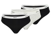 MEXX Set van 3 dames onderbroeken (Zwart/grijs, S)
