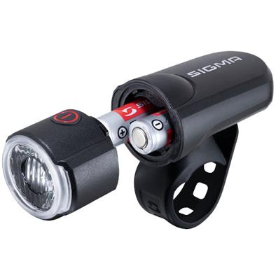 Axa Sigma aura 30 koplamp led 30 lux batterij zwart 15950