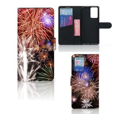 Xiaomi Redmi Note 10 Pro | Wallet Case | met Pasjes | Vuurwerk
