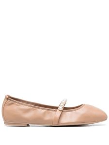 Stuart Weitzman ballerines Goldie à perles - Rose