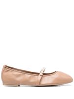 Stuart Weitzman ballerines Goldie à perles - Rose - thumbnail