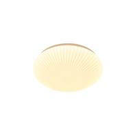 Searchlight PlafonniereMalta Ø 30cm streep - 3-staps CCT - 23381-30WH