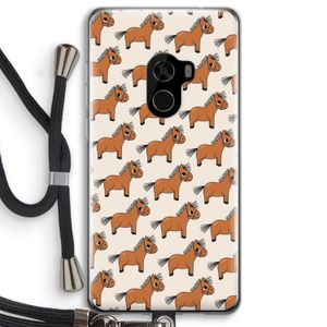 Pony: Xiaomi Mi Mix 2 Transparant Hoesje met koord