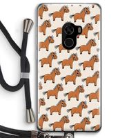 Pony: Xiaomi Mi Mix 2 Transparant Hoesje met koord