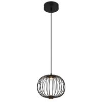Globo Zwarte hanglampGalway enkel kooi Ø 30cm - 15652H
