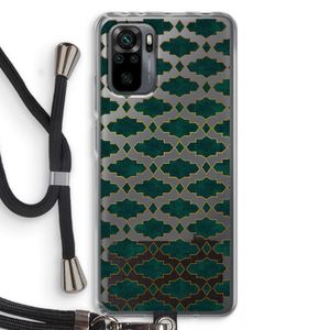 Moroccan tiles: Xiaomi Redmi Note 10 Pro Transparant Hoesje met koord