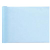 Tafelloper/decoratie stof - lichtblauw - 30 cm x 10 m - non woven polyester