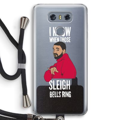 Sleigh Bells Ring: LG G6 Transparant Hoesje met koord