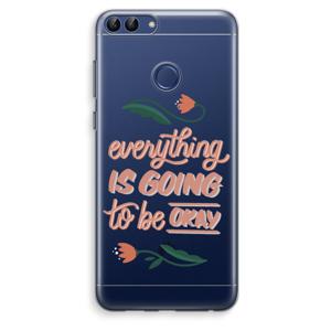 Optimistic flower girl: Huawei P Smart (2018) Transparant Hoesje