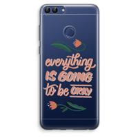 Optimistic flower girl: Huawei P Smart (2018) Transparant Hoesje - thumbnail