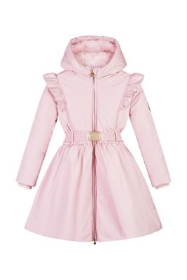Le Chic winter winterjas meisjes - roze - Beth - riem