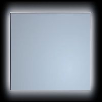 Spiegel Sanicare Q-Mirrors 85x70 cm Vierkant Met Rondom LED Warm White, Omlijsting Mat Zwart incl. ophangmateriaal Zonder Schakelaar Sanicare - thumbnail