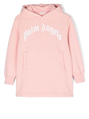 Palm Angels Kids robe à logo imprimé - Rose