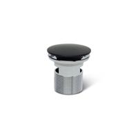 Clickwaste Luca Sanitair Vasca Solid Surface Mat Zwart Luca Sanitair