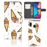 Samsung Galaxy A30 | Book Cover | Icecream