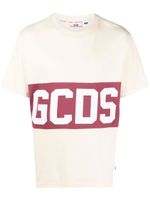 GCDS t-shirt en coton à logo imprimé - Tons neutres - thumbnail